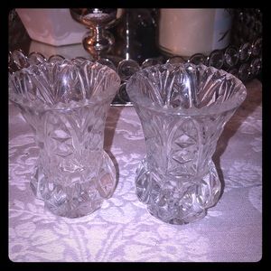 Princess house Bavarian lead crystal candle holder